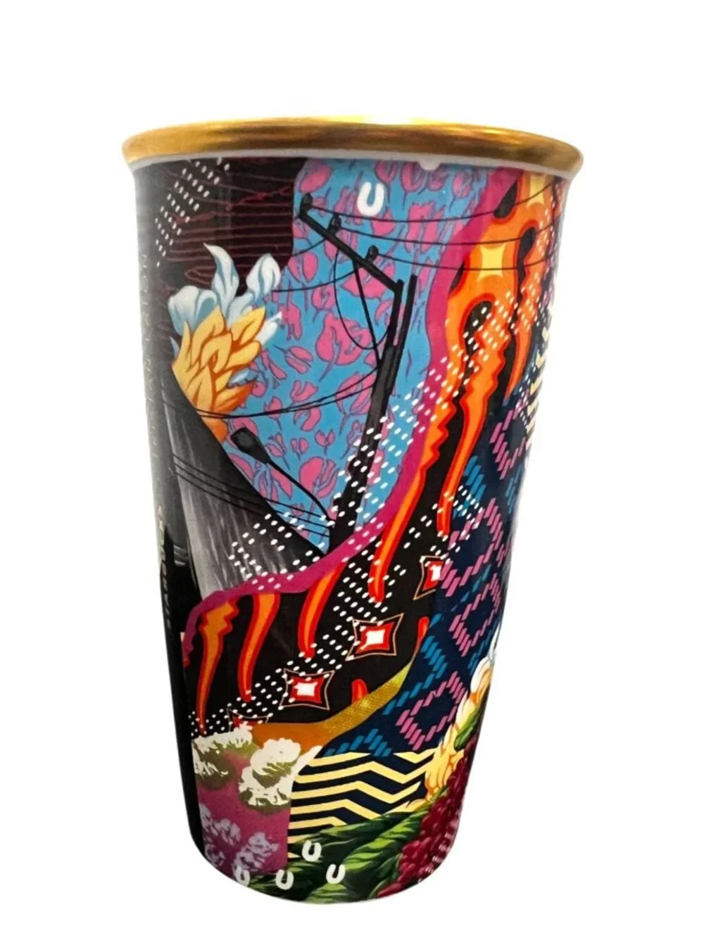 RARE!! Starbucks Tristan Eaton Limited Edition Sumatra Tiger Ceramic Mug 12 oz